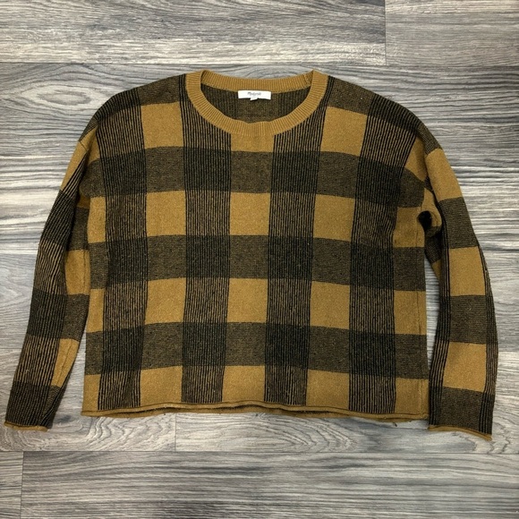 Madewell inkcheck plaid sweater - Picture 2 of 3